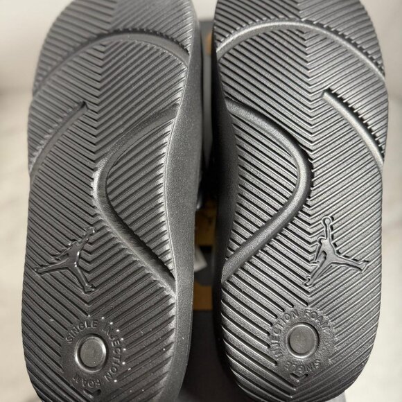 Jordan Franchise Slides Men's Sandal, Comfort, Black/Metallic Gold Sz: 13 | NWB - Picture 6 of 6